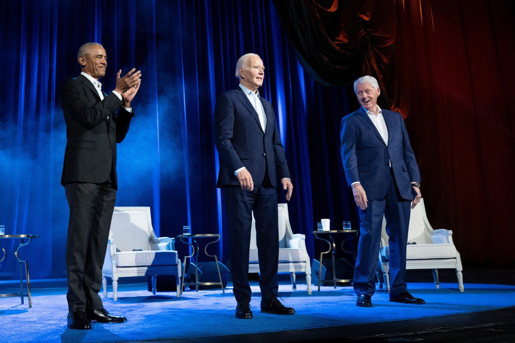 Barack Obama, Joe Biden, and Bill Cinton