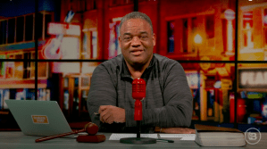 Jason Whitlock speaking on an episode of 'Fearless'