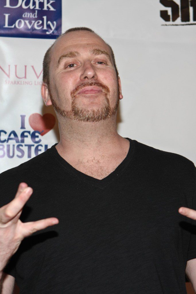 DJ Vlad Wearing Black T-Shirt