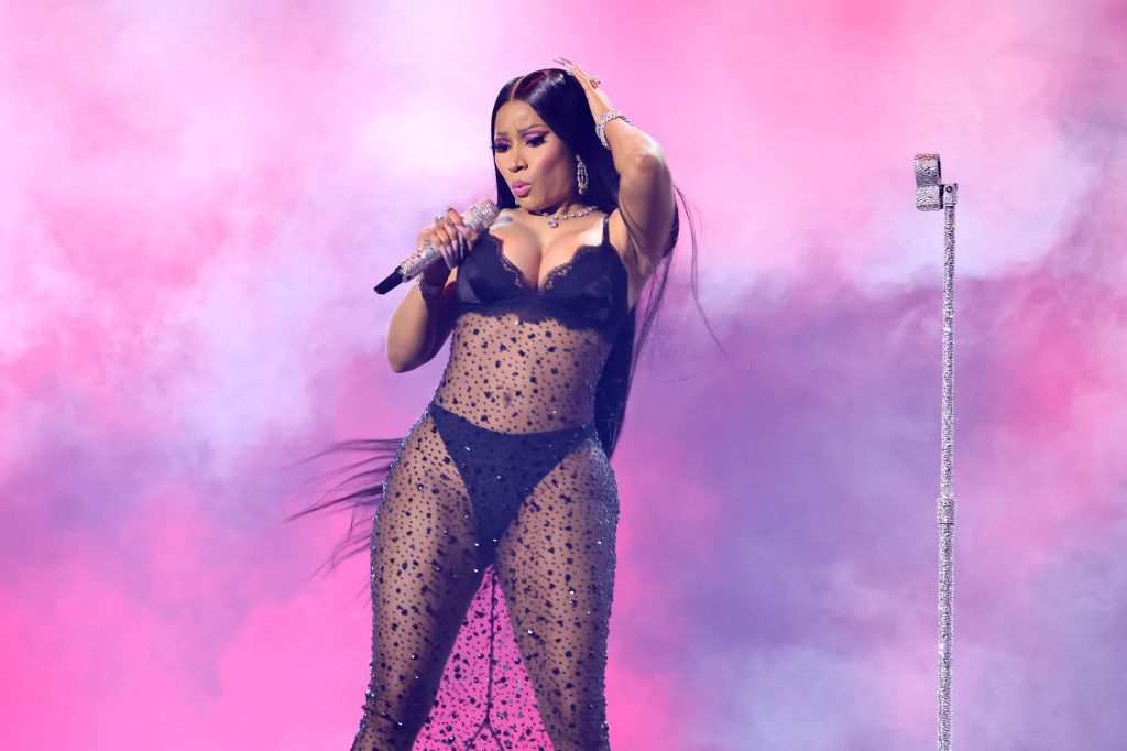 Nicki Minaj Performing At Concert