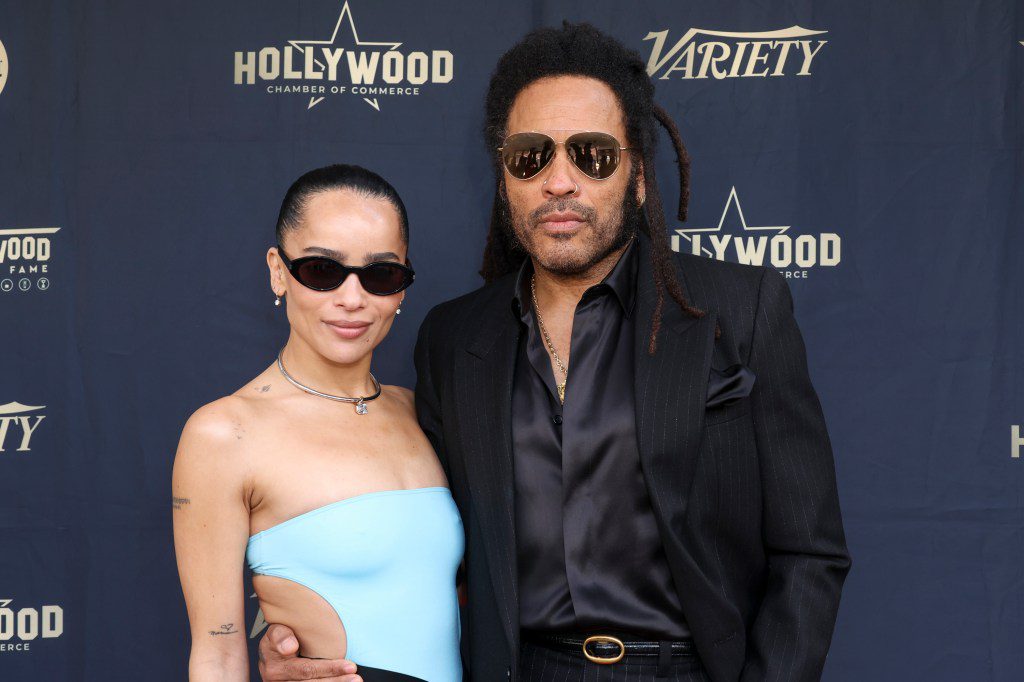 Zoë Kravitz and Lenny Kravitz