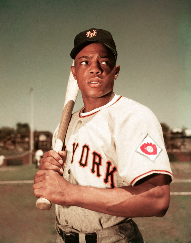 Willie Mays In New York Giants Uniform