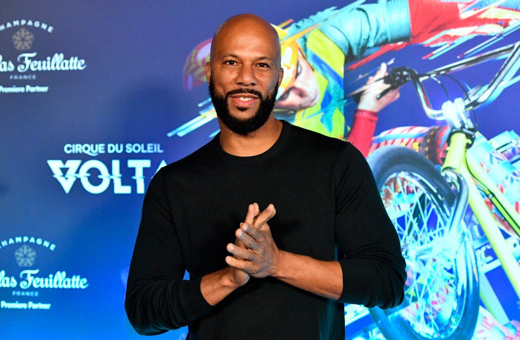 Common Wearing Black Shirt at the LA Premiere Of Cirque Du Soleil's 