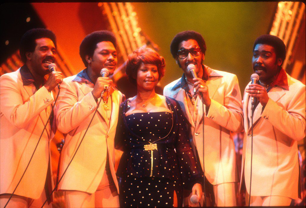 The Four Tops 1972 with Aretha Franklin