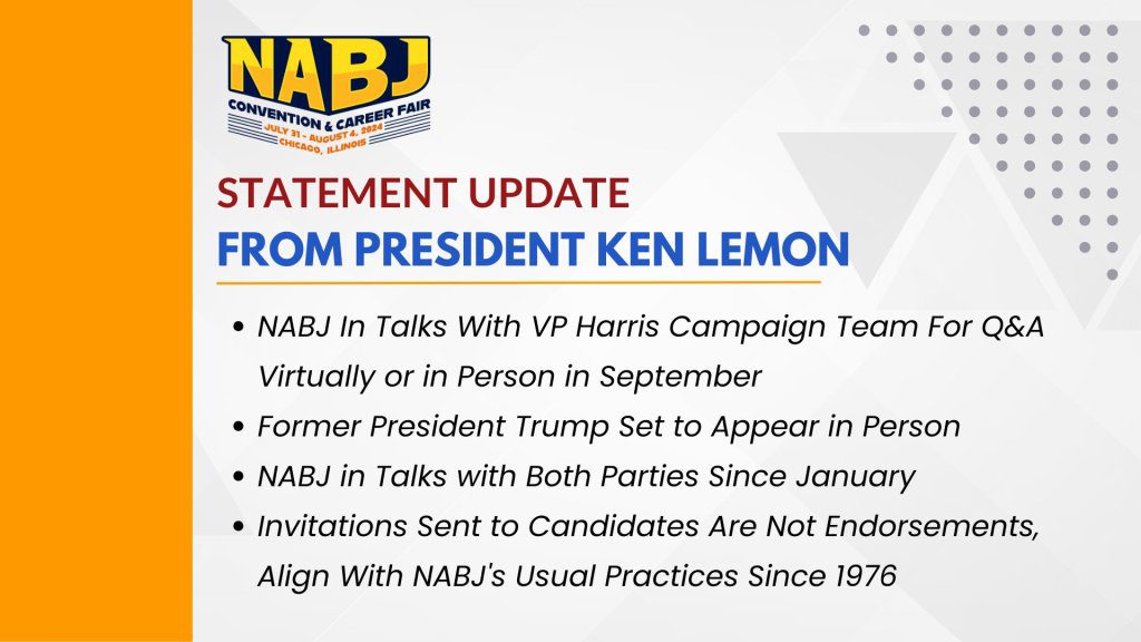 NABJ STATEMENT