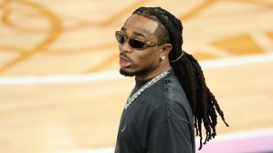 Quavo wearing sunglasses