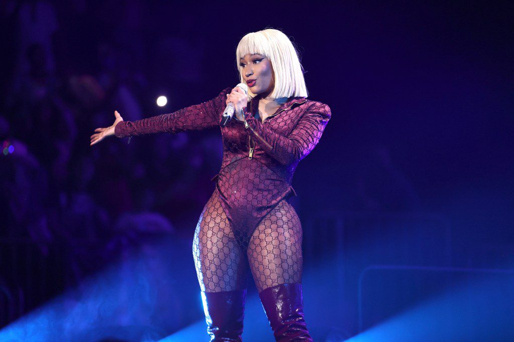 Nicki Minaj performing