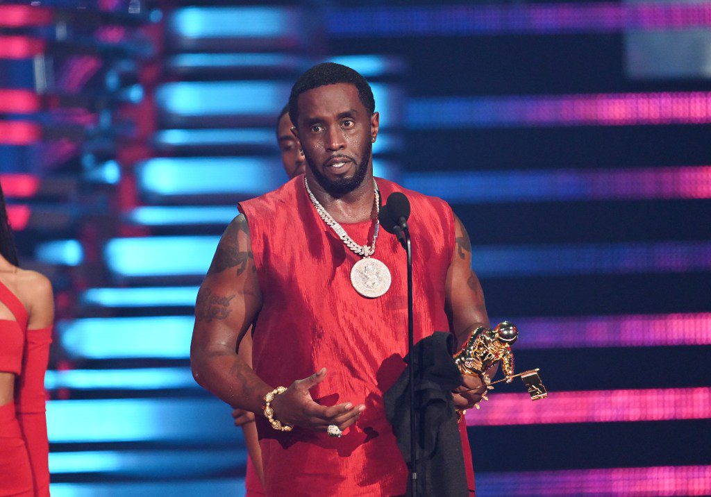 Diddy wearing red