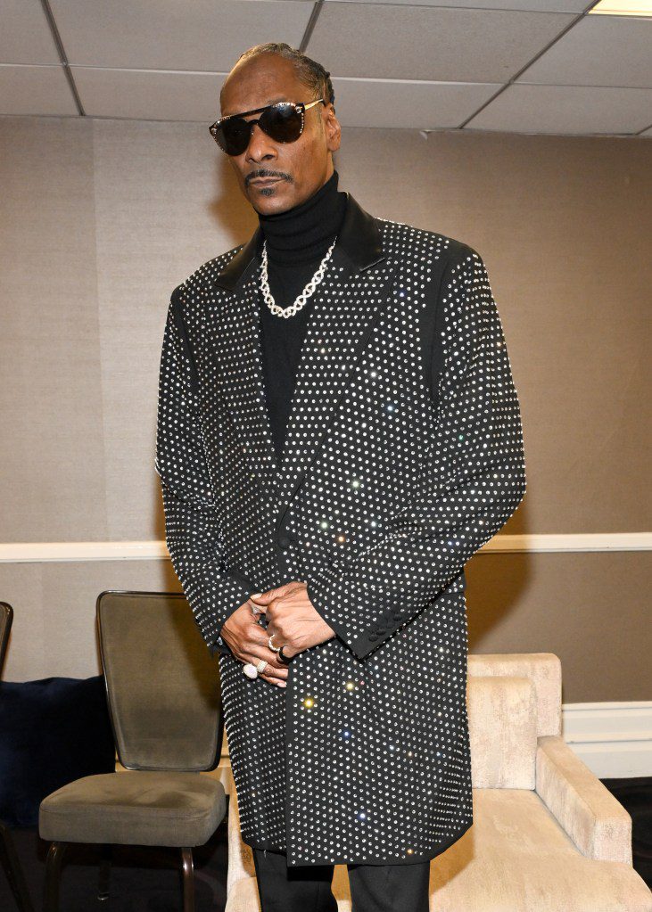 Snoop Dogg in rhinestone blazer