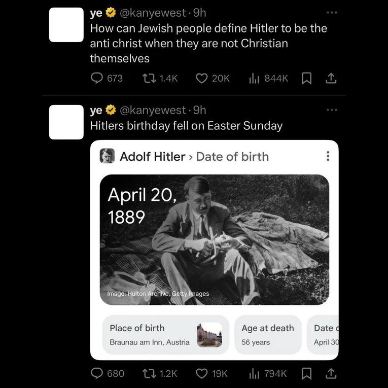 Kanye West X Post