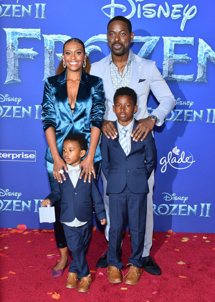 Sterling K. rown and wife and kids