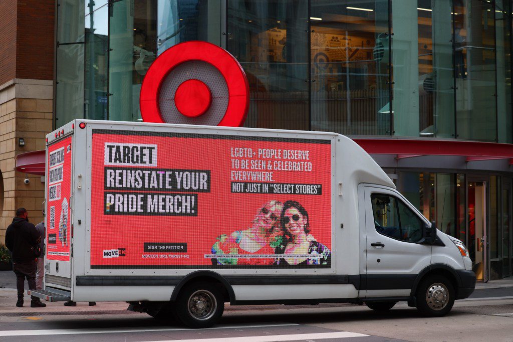 Target Pride rollback