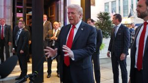 Donald Trump at Joe's Seafood, Prime Steak & Stone Crab.